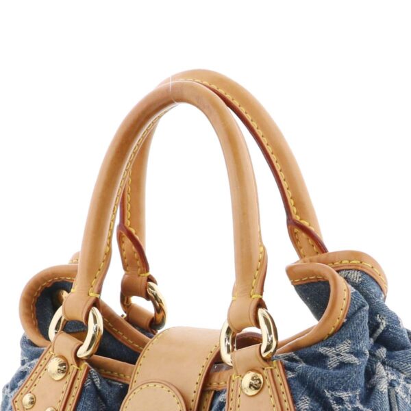 1240007029776 3 Louis Vuitton Pleaty Denim Handbag Monogram Denim Blue