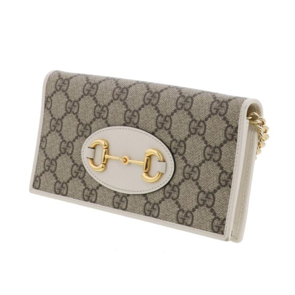 1240007029784 2 Gucci Horsebit Chain Wallet White