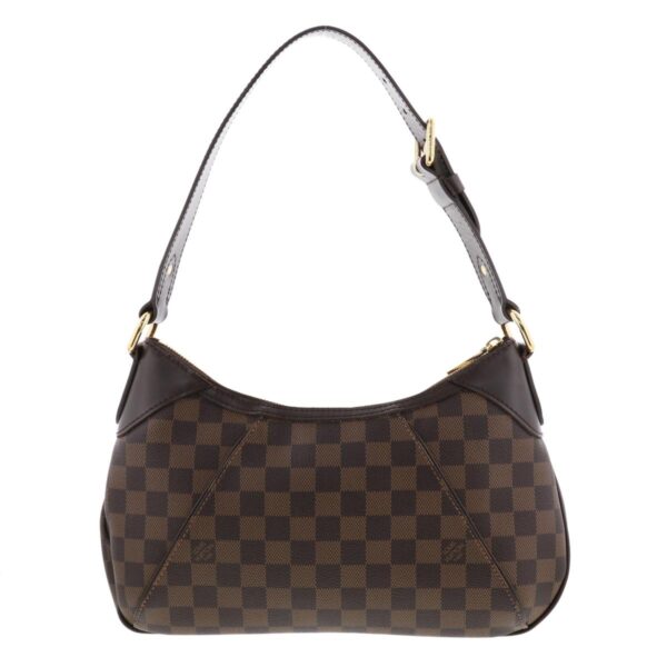 1240007029865 4 Louis Vuitton Tate PM Shoulder Bag Damier Canvas Ebene