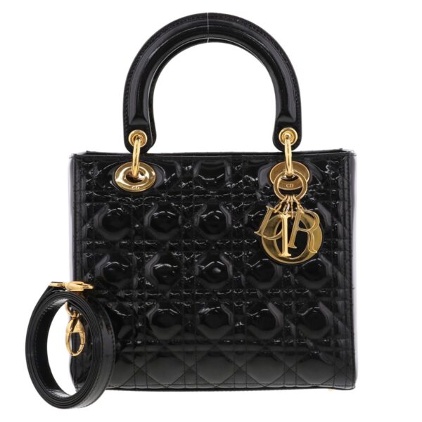 1240007030001 1 Christian Dior Ladys 2way Handbag Black