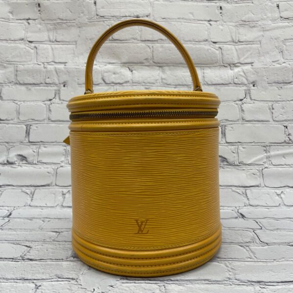 1240008000965 1 Louis Vuitton Epi Cannes Vanity Handbag Yellow