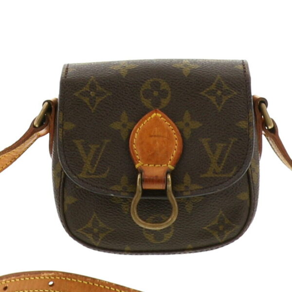 1240008001253 2 Louis Vuitton Bebe Mini Saint Cloud Shoulder Bag Monogram Brown