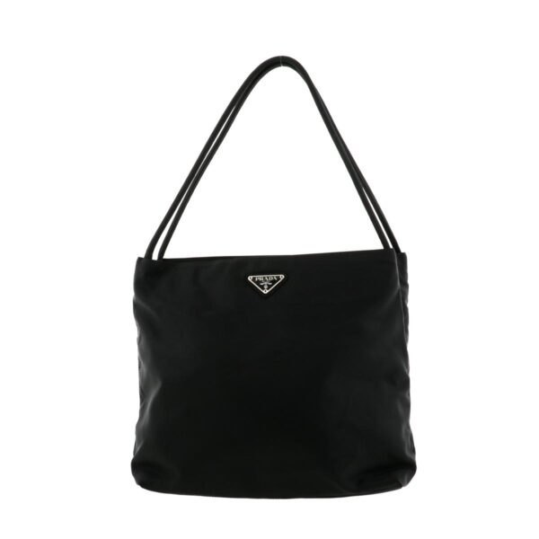 1240008001637 1 Prada Nylon Shoulder Bag Black