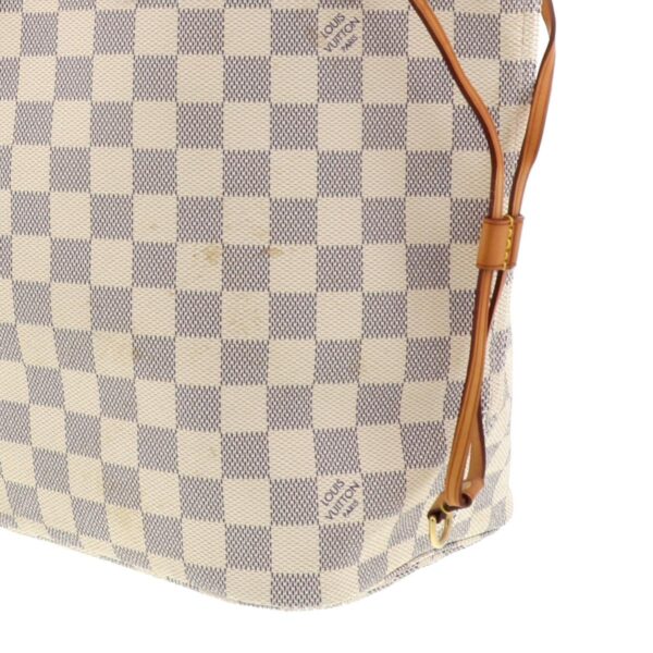 1240009000024 4 Louis Vuitton Neverfull MM Tote Bag Damier Azur White