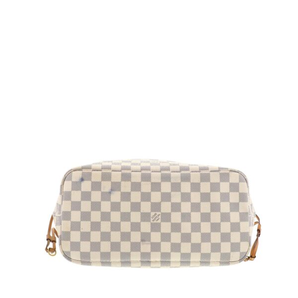 1240009000024 5 Louis Vuitton Neverfull MM Tote Bag Damier Azur White