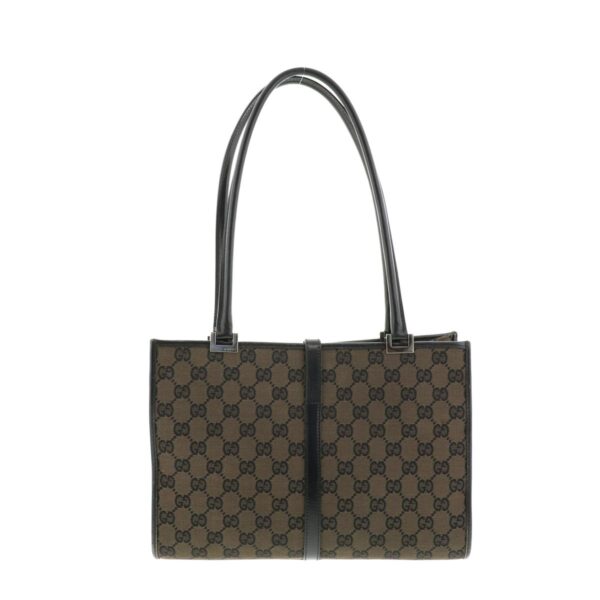 1240009000067 4 Gucci GG Canvas Jackie Tote Bag Black