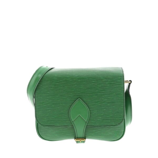 1240009000196 1 Louis Vuitton Cult Seal Bag Shoulder Bag Epi Green