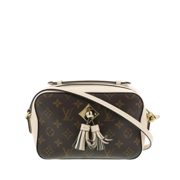 1240009000458 1 Louis Vuitton Saintonge Shoulder Bag Monogram Crème