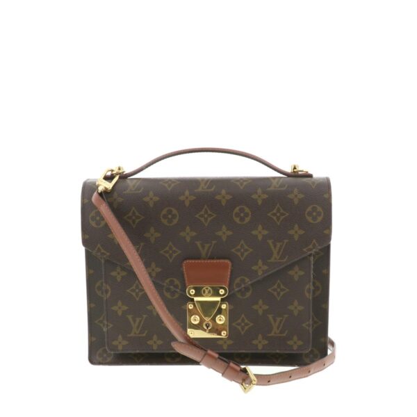 1240009000557 1 Louis Vuitton Monsor Clutch Bag Monogram