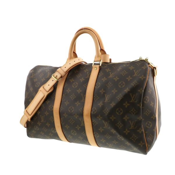 1240009000565 2 Louis Vuitton Keepall Bandolier 45 Bag Monogram