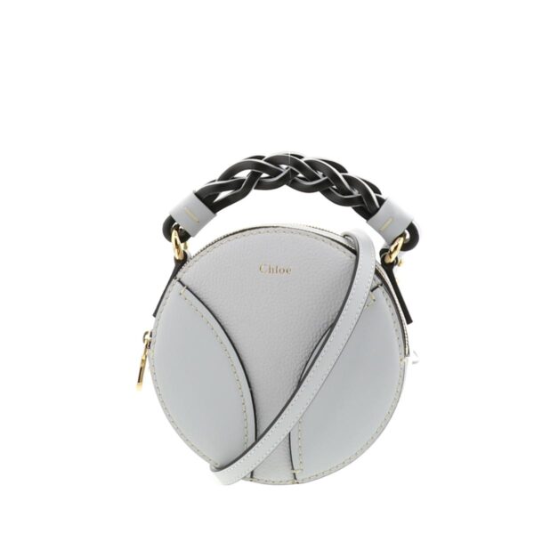 1240009000630 1 Chloe Daria Round Mini Bag Gray