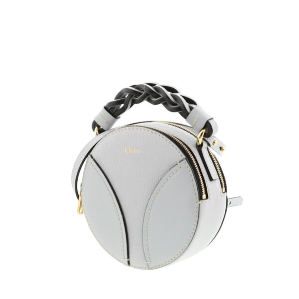 1240009000630 2 Chloe Daria Round Mini Bag Gray