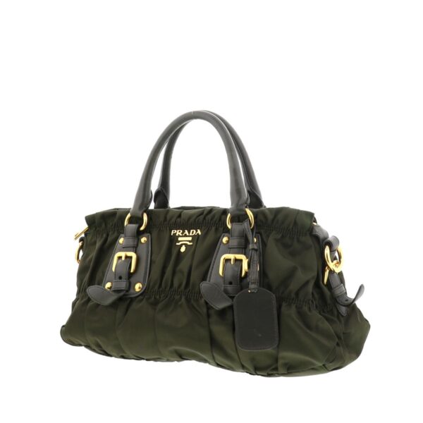 1240009000685 2 Prada Gazer Shoulder Bag Khaki