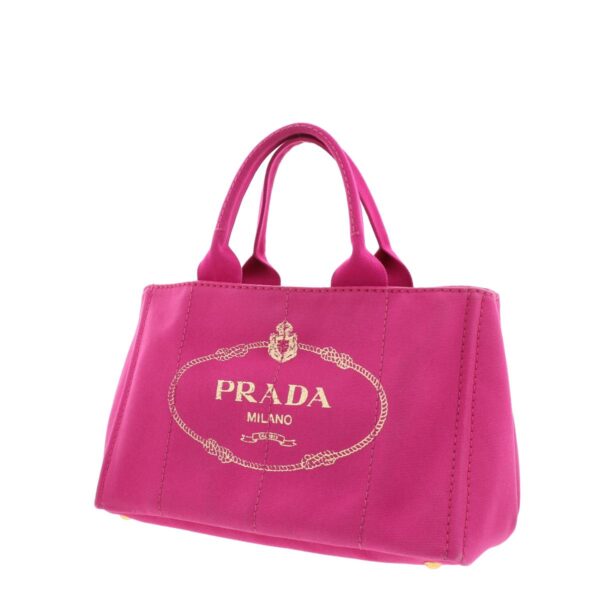 1240009000735 2 Prada Canapa Shopping Tote Bag Pink