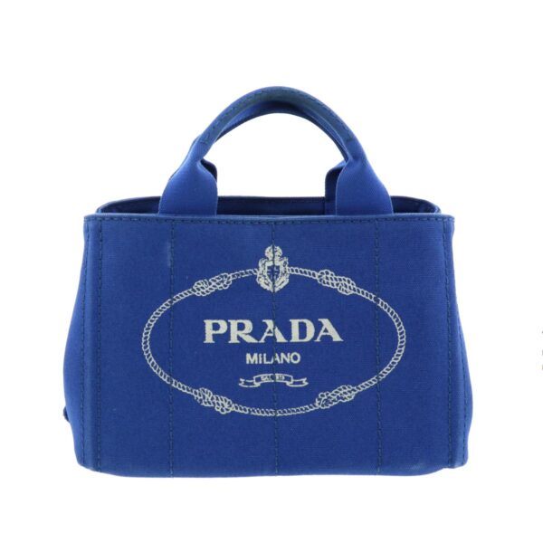 1240009000911 1 Prada Mini Tote Bag Canapa Blue