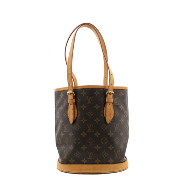 1240009000923 1 Louis Vuitton Bucket PM Shoulder Bag Monogram Brown