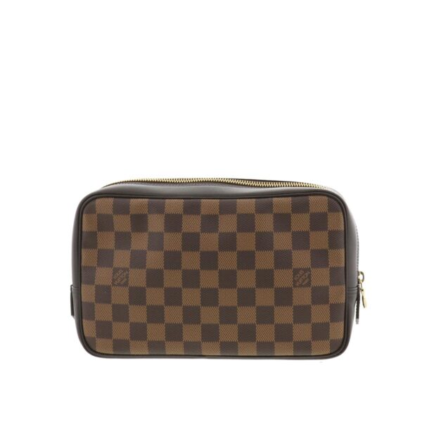 1240009001247 3 Louis Vuitton True Toilette Clutch Damier Ebene