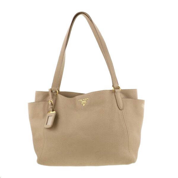 1240009001322 1 Prada Tote Bag Handbag Beige