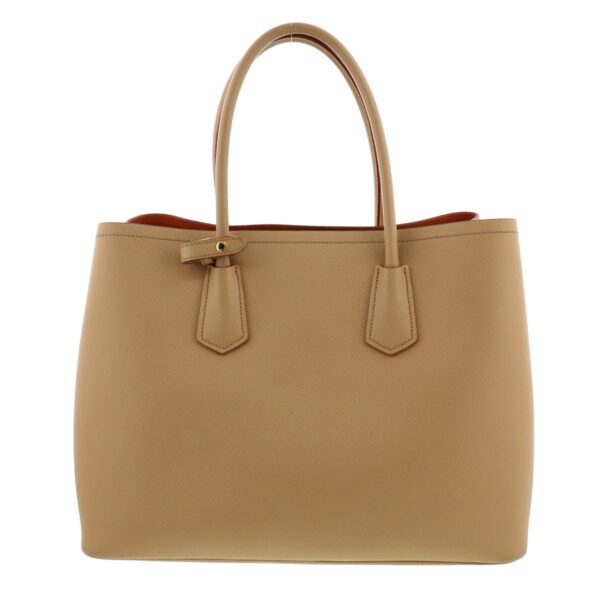 1240009001815 4 Prada Saffiano 2way Tote Bag Beige