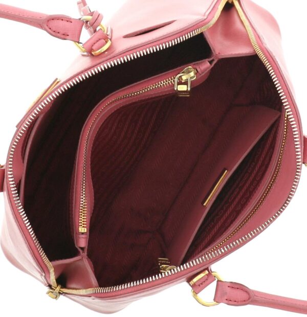 1240009002002 6 Prada Saffiano Lux 2way Handbag Pink