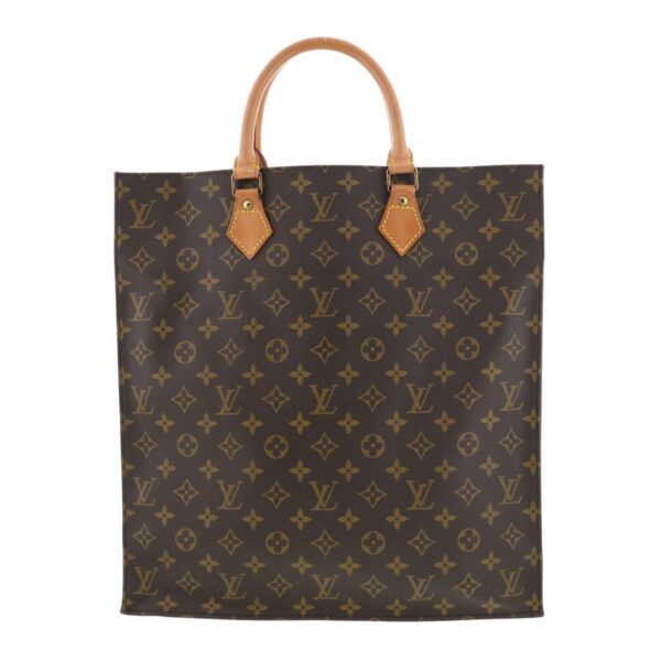 1240009002095 1 Louis Vuitton Sac Plat Bag Tote Bag Monogram Brown