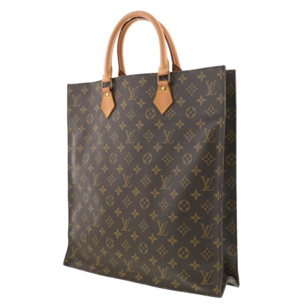 1240009002095 2 Louis Vuitton Sac Plat Bag Tote Bag Monogram Brown