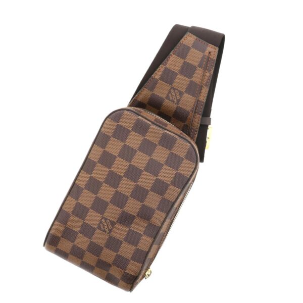 1240009002130 2 Louis Vuitton Geronimos Waist Bag Damier Ebene Brown