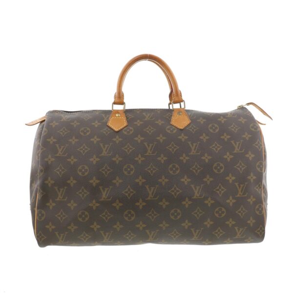 1240009002256 1 Louis Vuitton Speedy 40 Bag Monogram Brown