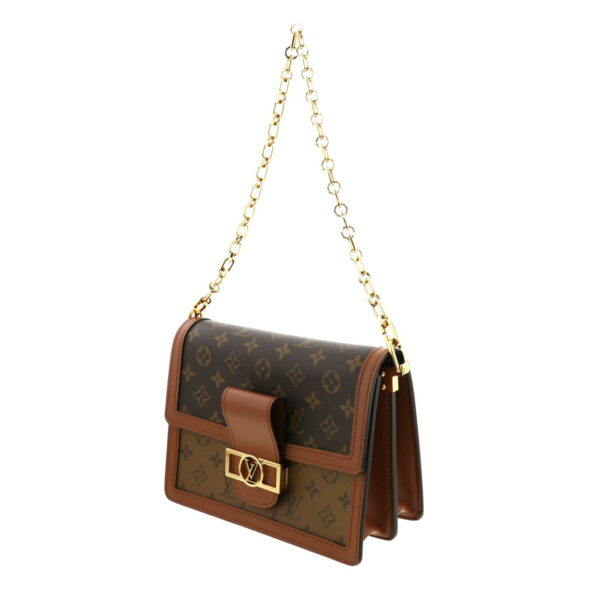 1240009002562 2 1 Louis Vuitton Dauphin MM Shoulder Bag Monogram Brown