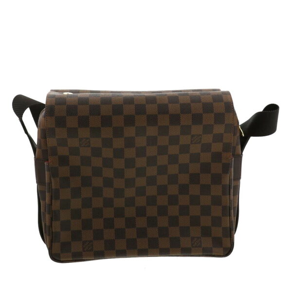 1240009002680 3 Louis Vuitton Naviglio Bag Shoulder Messenger Bag Damier Ebene Brown