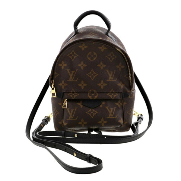 1240009002816 1 Louis Vuitton Palm Springs Backpack Mini Daypack Monogram Brown