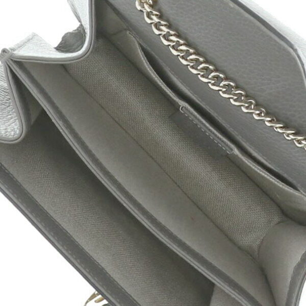 1240009003308 6 Gucci Interlocking Chain Shoulder Bag Gray