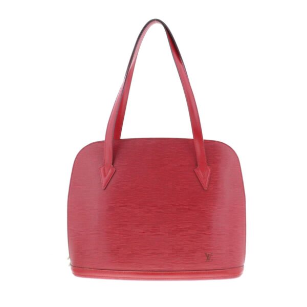 1240009003384 1 Louis Vuitton Luca Tote Bag Epi Castilian Red