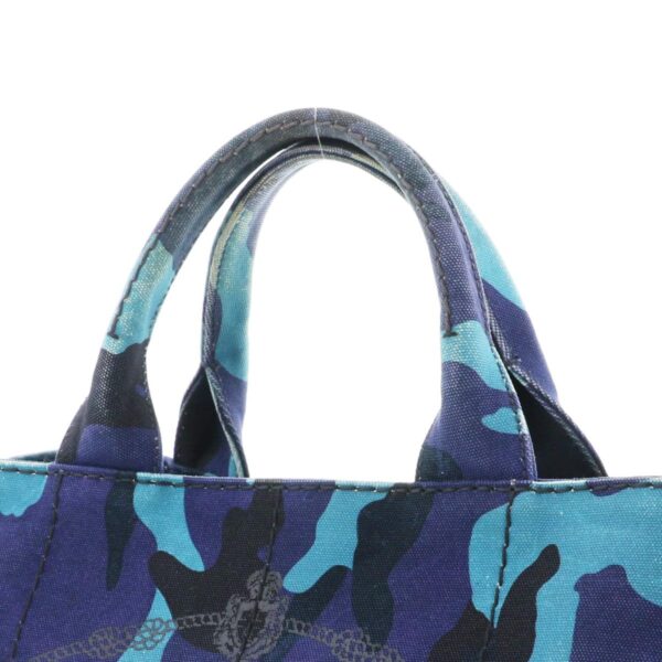 1240009003546 3 Prada Canapa 2way Shopping Tote Bag Blue