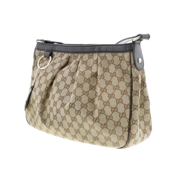 1240009003636 2 Gucci GG Canvas Shoulder Bag Brown