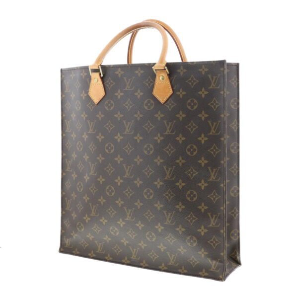 1240009003717 2 Louis Vuitton Sac Plat Tote Bag Monogram Brown