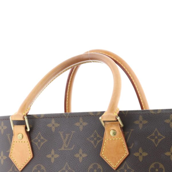 1240009003717 3 Louis Vuitton Sac Plat Tote Bag Monogram Brown