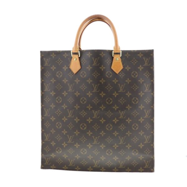 1240009003717 4 Louis Vuitton Sac Plat Tote Bag Monogram Brown