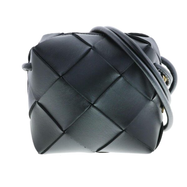 1240009003783 1 Bottega Veneta Mini Cassette Camera Bag Black