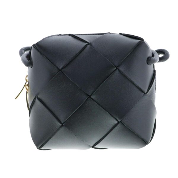 1240009003783 3 Bottega Veneta Mini Cassette Camera Bag Black