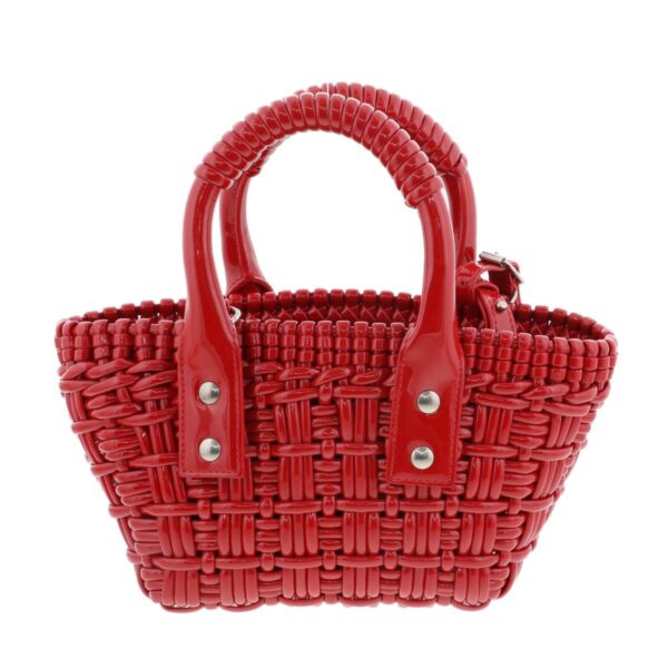 1240009004298 4 Balenciaga Bistro XXS Basket 2way Bag Red