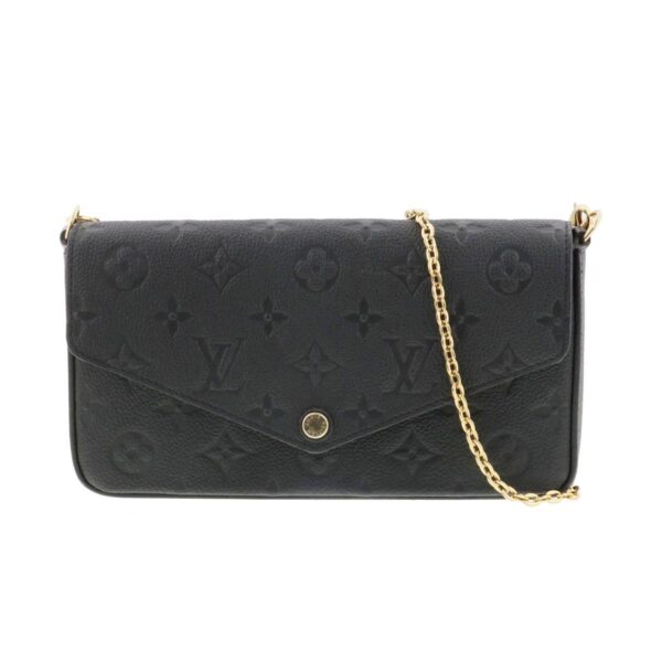 1240009004323 1 Louis Vuitton Pochette Felice Wallet Monogram Empreinte Noir