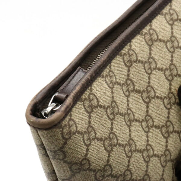 12400325 6 Gucci GG Supreme Large Tote Bag Leather Khaki