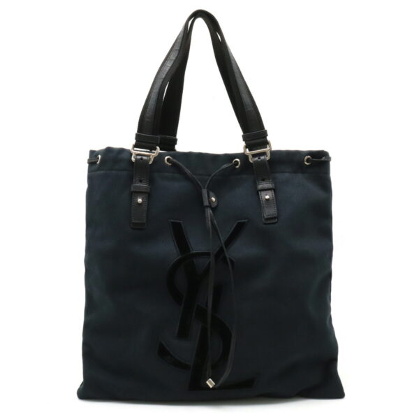 12400556 1 Yves Saint Laurent Rive Gauche Kahala Tote Bag Leather Black