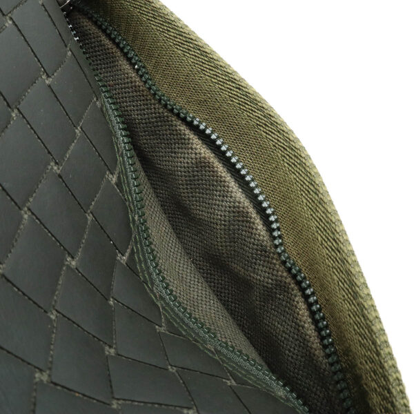 12400895 7 Bottega Veneta Intrecciato Backpack Rubber Gray Khaki