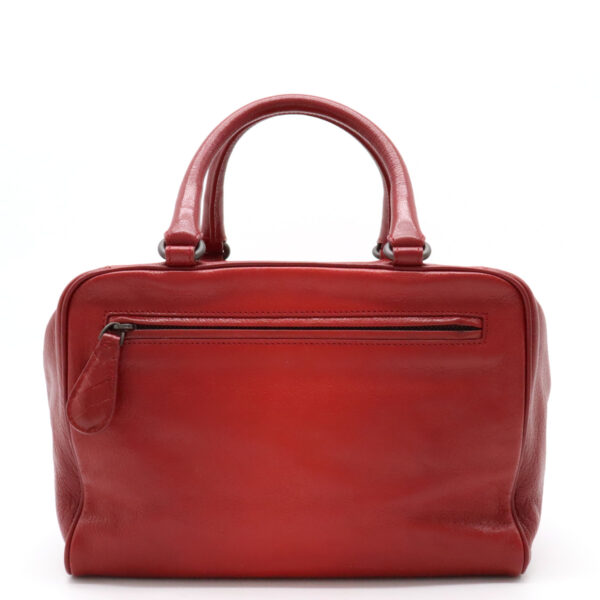 12400921 1 Bottega Veneta Brera Leather Red