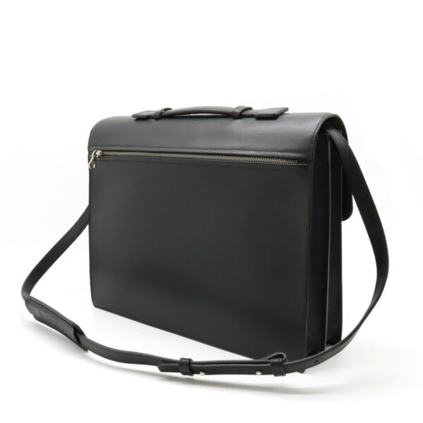 12401073 2 Loewe Business Bag 2way Leather Black