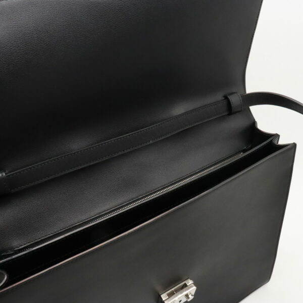 12401073 5 Loewe Business Bag 2way Leather Black