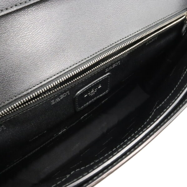 12401073 6 Loewe Business Bag 2way Leather Black