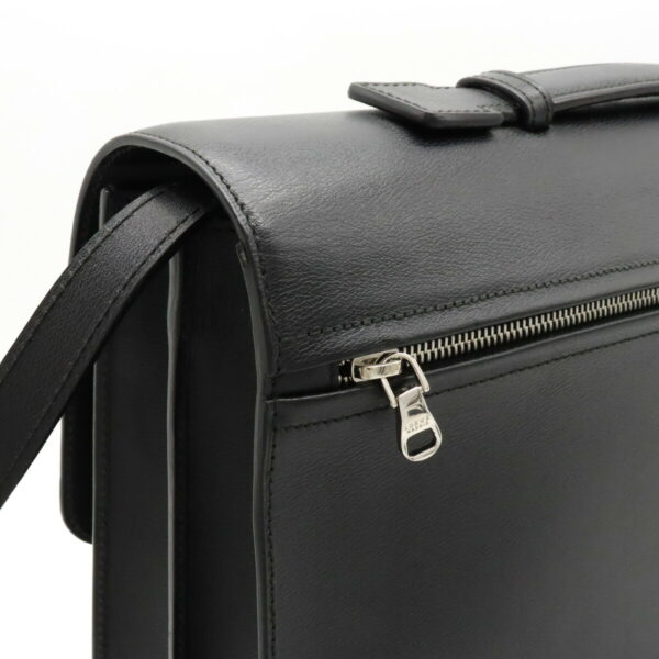 12401073 7 Loewe Business Bag 2way Leather Black